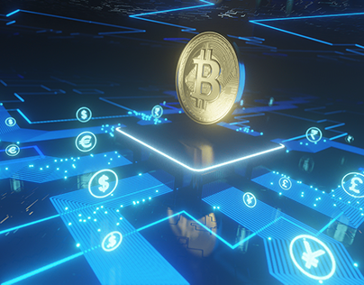 Crypto Inspired 3D Renders