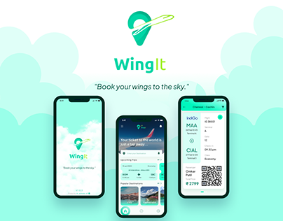 WingIt - Flights Ticket Booking App UI Case Study