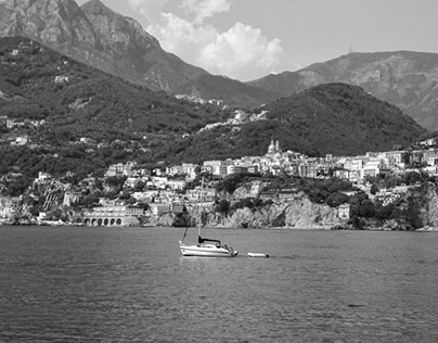 The view of Vietri, Amalfi Coast.