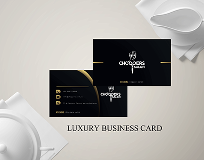 Choppers Saloon Business Card II Visiting Card