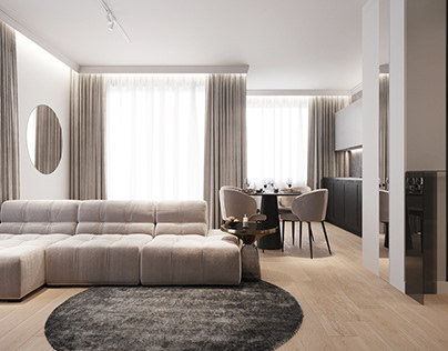 Shades of grey | Apartment in Warsaw