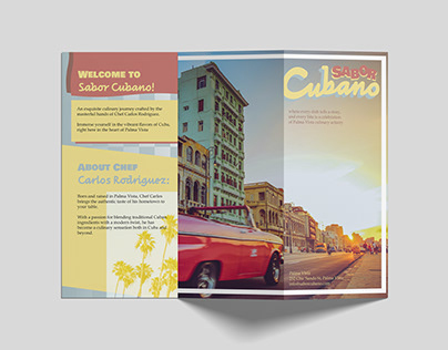 Sabor Cubano Brochure