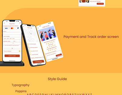 Mobile Food Delivery App UI
