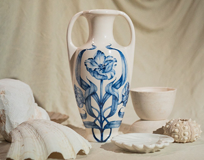 my first Delfts blue vase