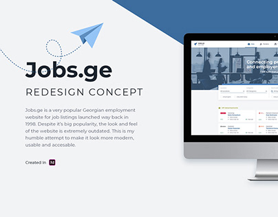 Jobs.ge Redesign Concept