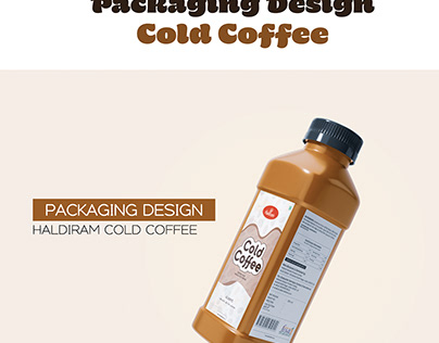 HALDIRAM Packaging Design(Cold Coffee)