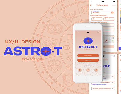 • Astro T • Mobile App UX UI