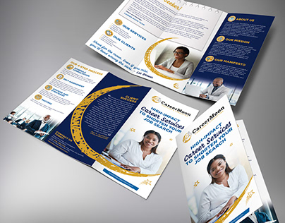 Tri-fold Brochure design for Career Moon