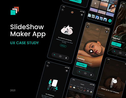 Slideshow Maker App | UX Case Study