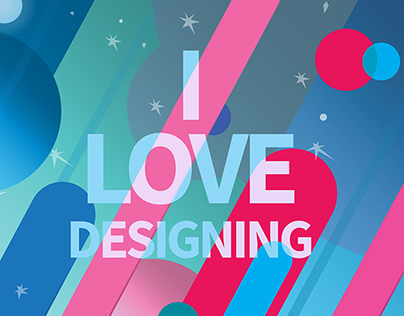 I Love Designing -Wallpaper-