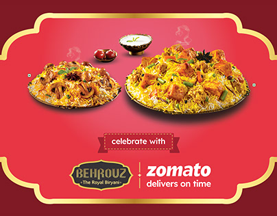 Delhi Metro External Branding for Zomato | Behrouz Biry