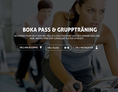 Boka pass & Gruppträning