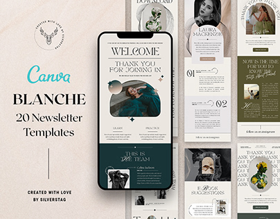 Blanche - Canva Newsletter Templates