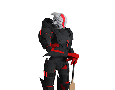 Game character-school project (Turian from Mass Effect)