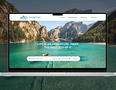 Travel agency website design