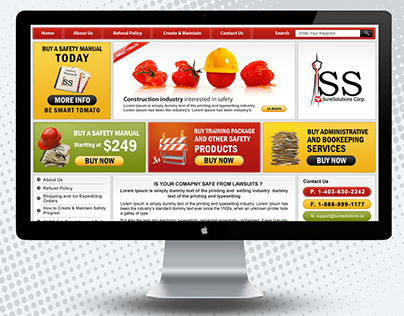 Shopping website | M.S. Silverlight Design