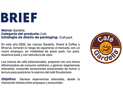 Rediseño de Empaque para Café - Gardella