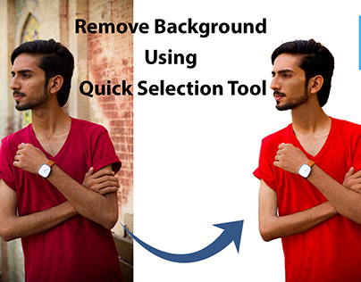 Remove Background using Quick Selection Tool