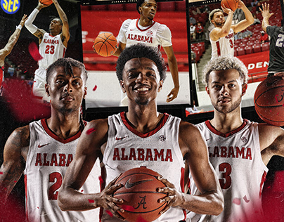 2020-21 Alabama Men's Basketball Graphics