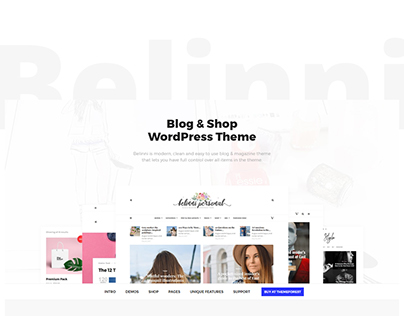 Belinni - Multi-Concept Blog & Magazine WordPress Theme