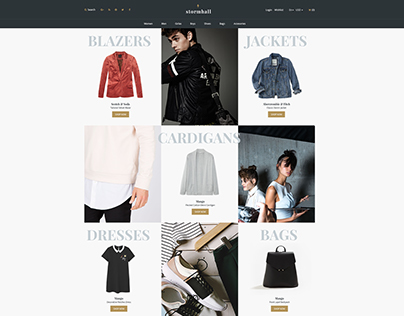 Clothing Open cart Template