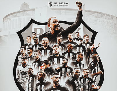 Champion Beşiktaş Poster Design
