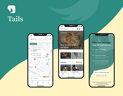Tails Concept App - Designflows 2020