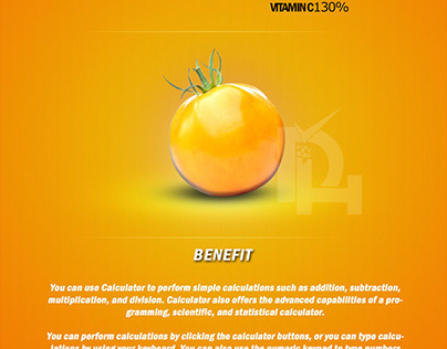 Fresh Cool Flyer of Tomatto Benifit
