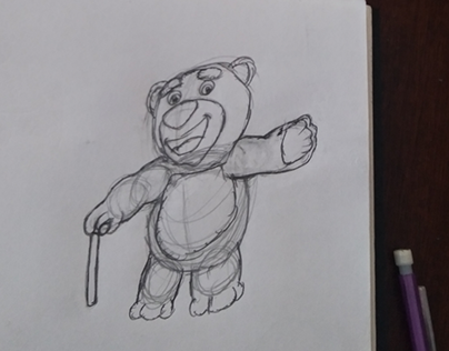 that one evil sad bear in toy story