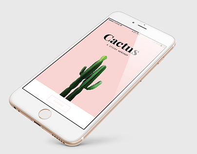 Webdesign - Cactus, a prickly webshop mockups