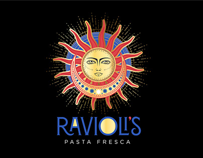 Raviloli's Pasta Fresca Logo Work!