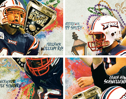 New Orleans Bowl - FAU 10 Yr. Anniversary Poster