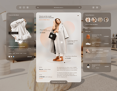 Online Shopping Platform - Vision OS