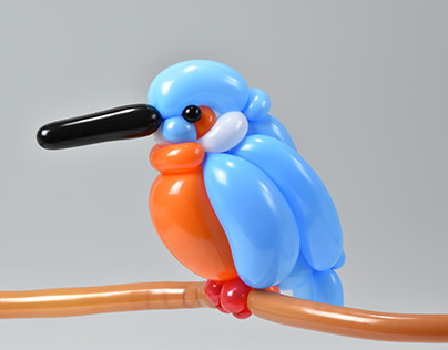 kingfisher (balloon art)