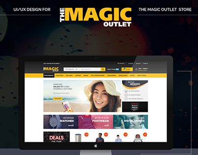 UI/UX Design for The Magic Outlet Website
