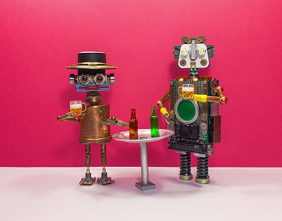 Robotics beer party