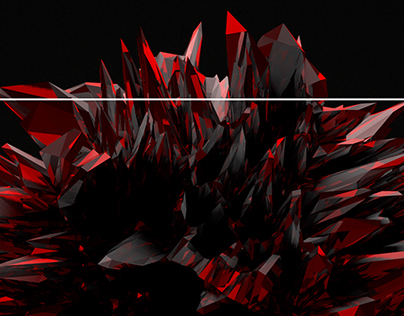 Dark & Red 3D Elements