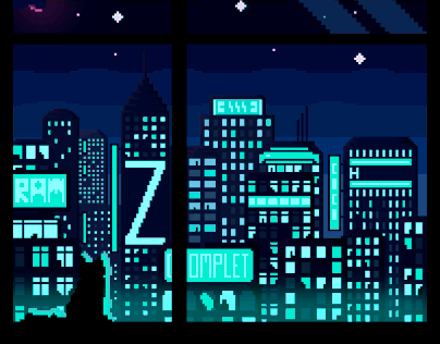 Neon Cityscape