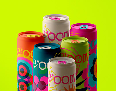 VOODY packaging design for soda