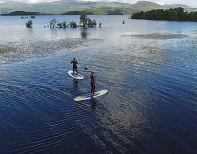 Paddle Boarding - Loch Lomond - Portnellan Farm
