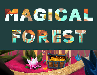 Magical forest | digital illustration