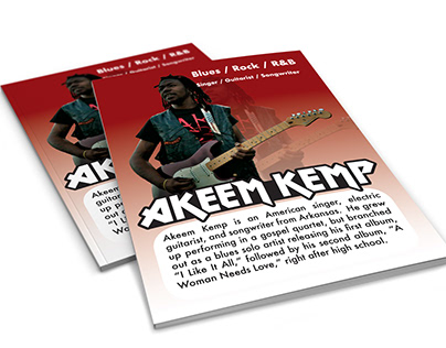 Electronic Press Kit (EPK) for Akeem Kemp Music