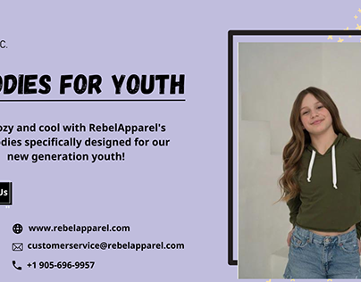Cozy and Cool | Explore Youth Hoodies | Rebel Apparel