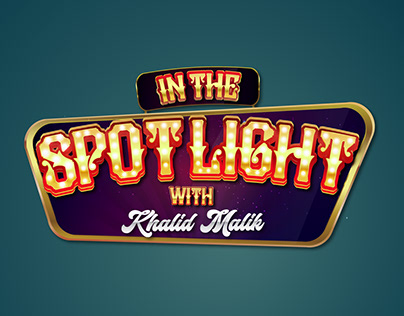 In the Spotlight With Khalid Malik Logo Design (Option)