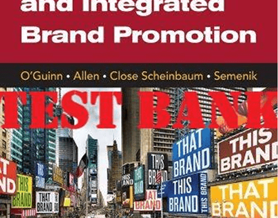 TESTBANK for Advertising and Integrated Brand Promotion