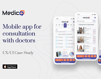 Mobile app for consultation with doctors