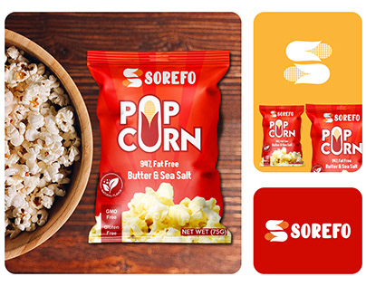 Popcorn Packaging Design