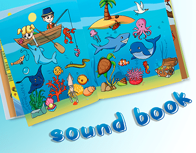 Children sound book illustrations