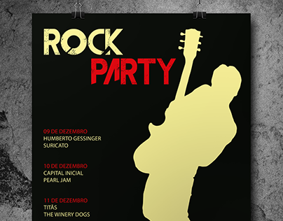 Cartaz Rock Party - 2016