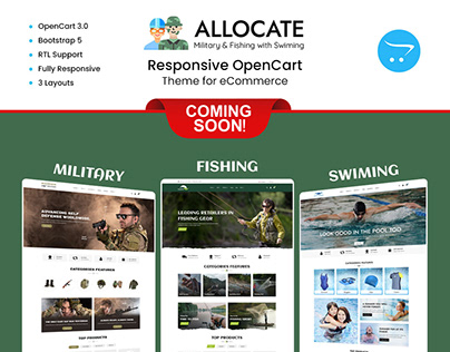 Allocate - Military, Fishing & Swiming - COMING SOON